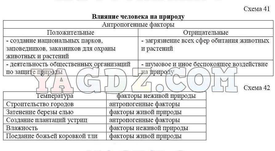 Биология 6 класс рабочая тетрадь параграф 47