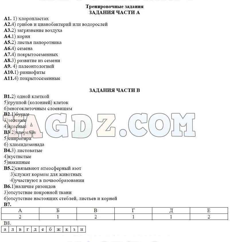 Задание по биологии 5 класс. Тренировочные задания задания части а биология 5 класс. Тренировочные задания по биологии 5 класс. Биология 5 класс тренировочные задания части а. Тренировочное задание по биологии 5 класс ответы.