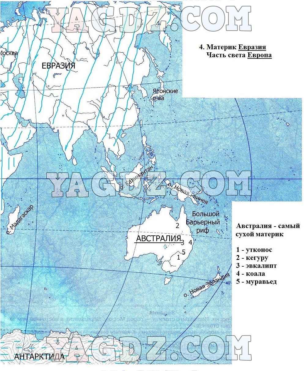 Гдз по географии 5 класс контурная карта курбский волкова